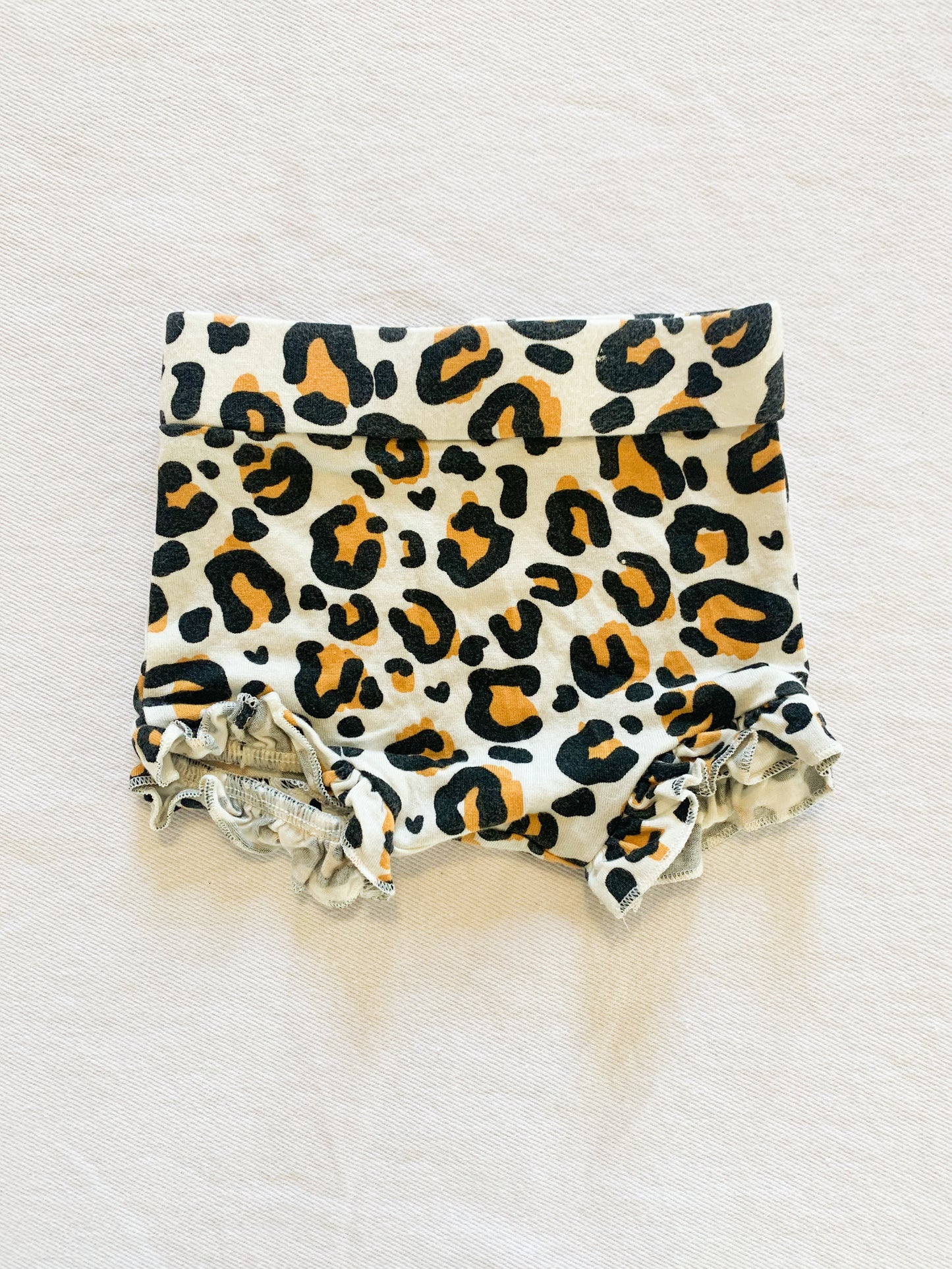 Spearmint Love Leopard Print Shorties 0-3 months