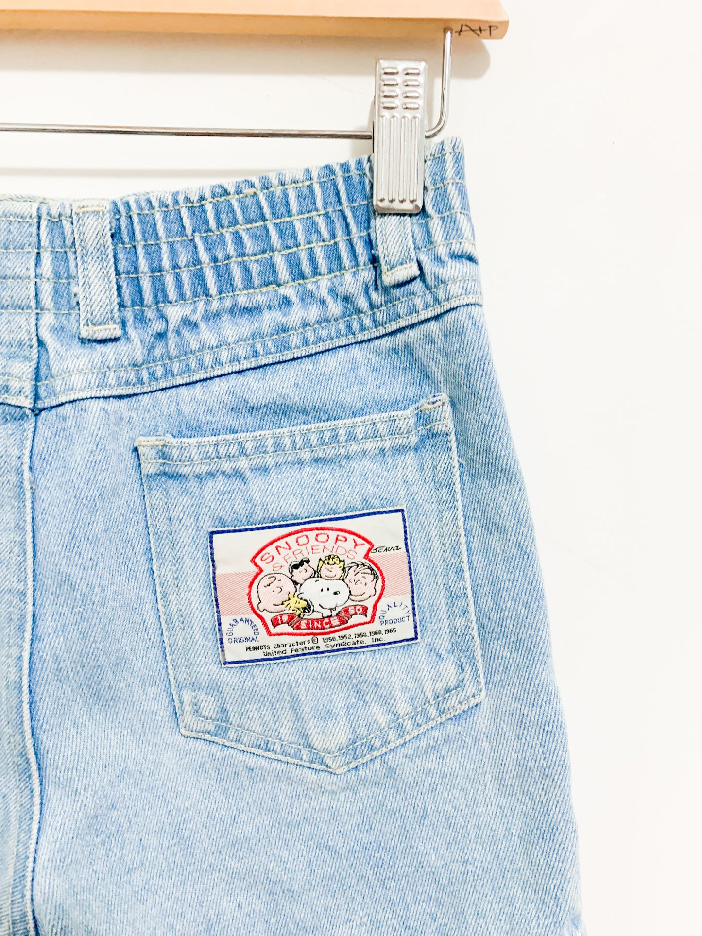 Vintage Snoopy Denim Shorts 6-8 years