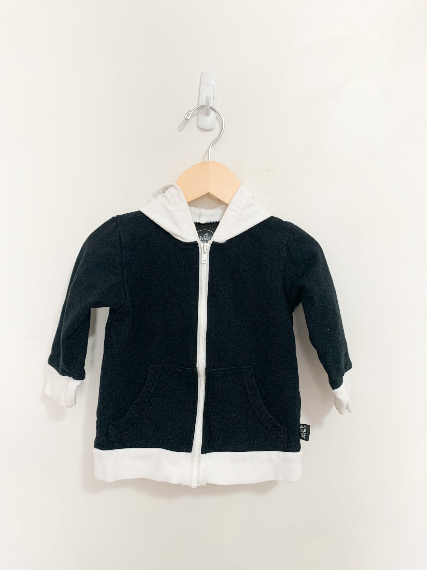 Whistle & Flute Panda Zip Up Hoodie 6-12 months