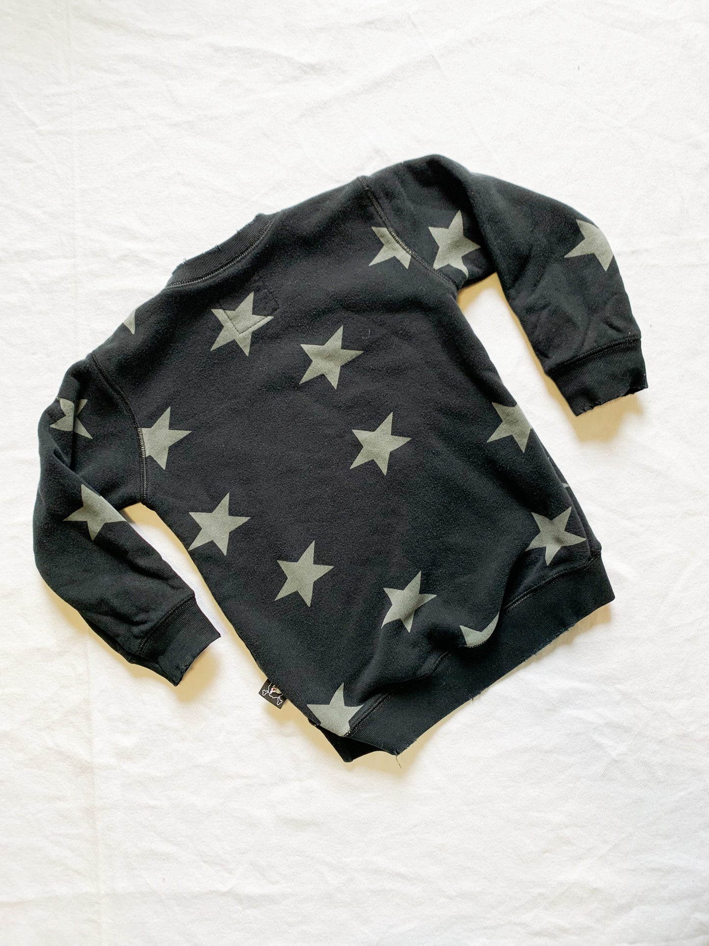 Nununu Star Distressed Sweatshirt 3-4 years