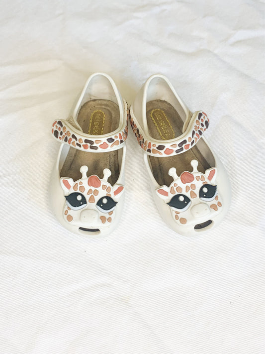 Mini Melissa Giraffe Mary Janes 4-5C